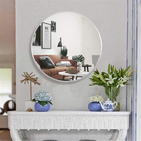 metal mirror bathroom|wall mounted metal mirrors.